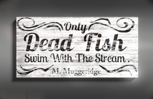 FISH quote sign