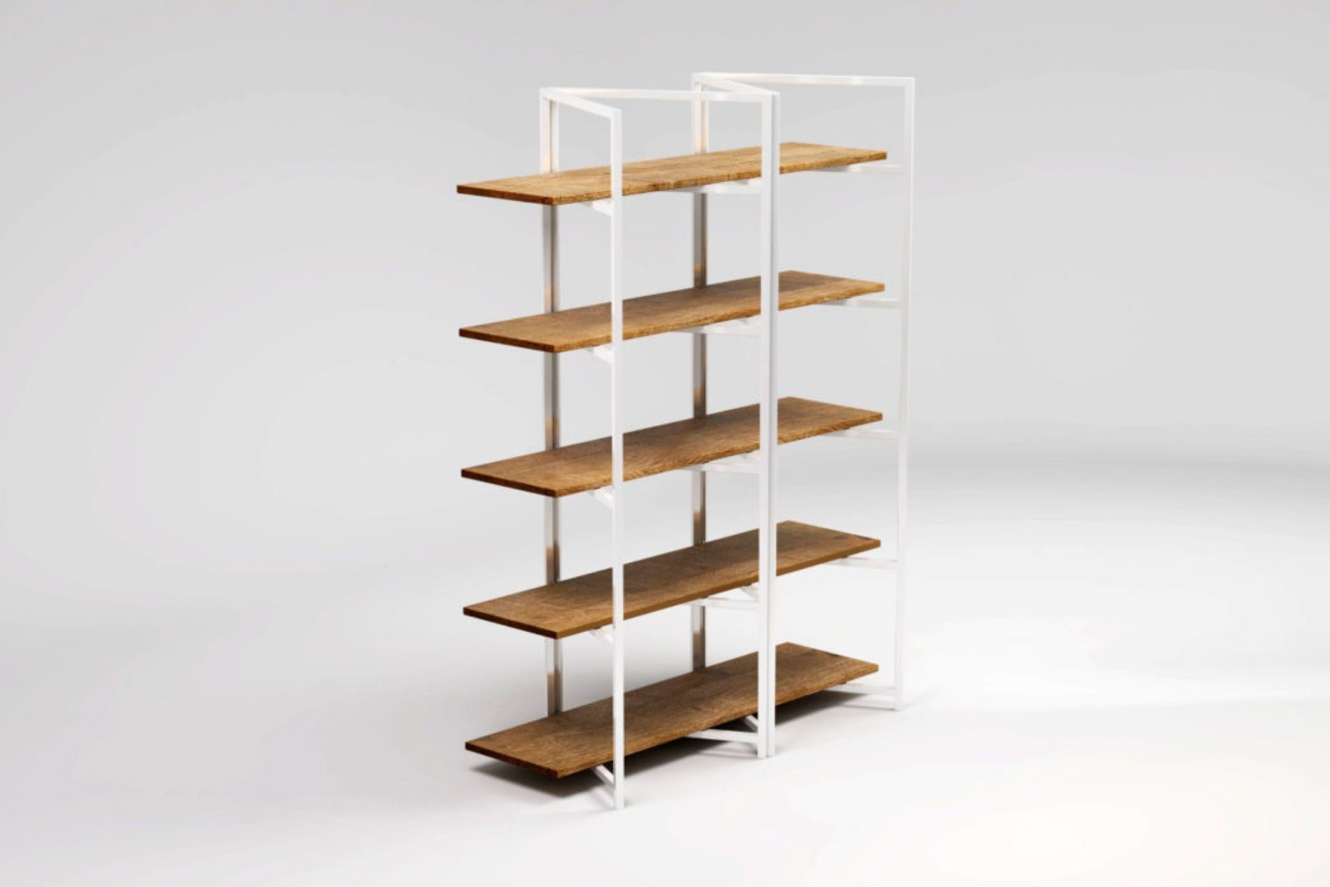1_BONITO modern solid oak bookcase_SFD Furniture Design
