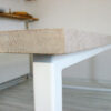 BASIC FEM bleached oak wood dining table