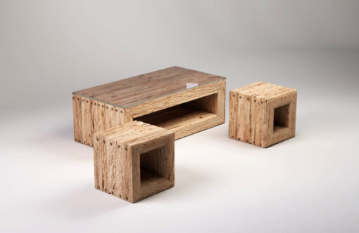 TRÄHUS wood coffee table