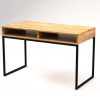 2_LIGHT BLACK modern solid oak desk (3)