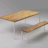 5 BASIC TRE II solid oak modern dining table (2)