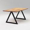 1_K2 modern solid oak table (black)