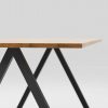 3_K2 modern solid oak table (black)