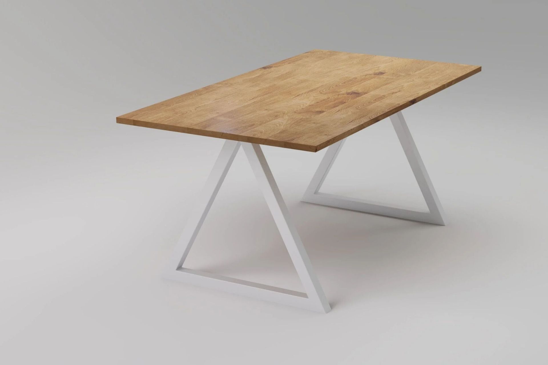 1_K2 WHITE modern solid oak table