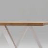 3_K2 WHITE modern solid oak table