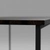 4_BASIC BLACK modern solid oak dining table