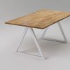 4_K2 WHITE modern solid oak table