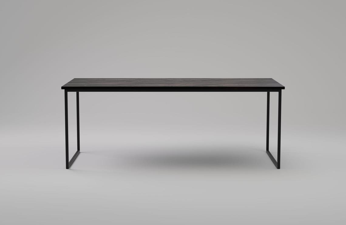 Basic black dining table