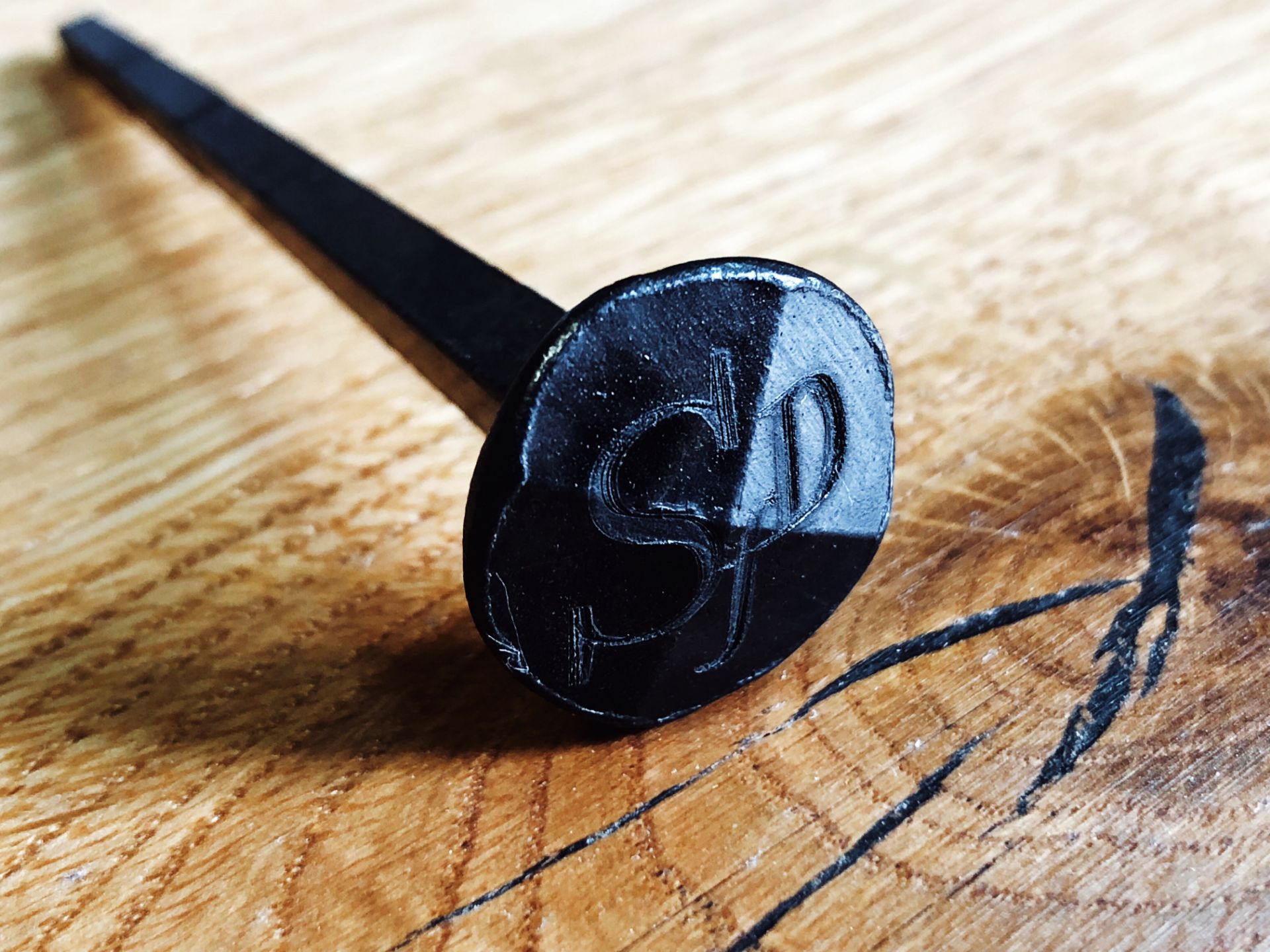 oak wood sfd craft pin