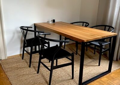 Black Forest modern oak table