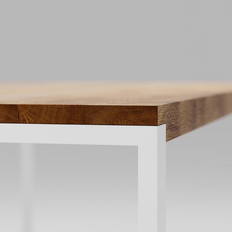 ALASKA modern oak dining table