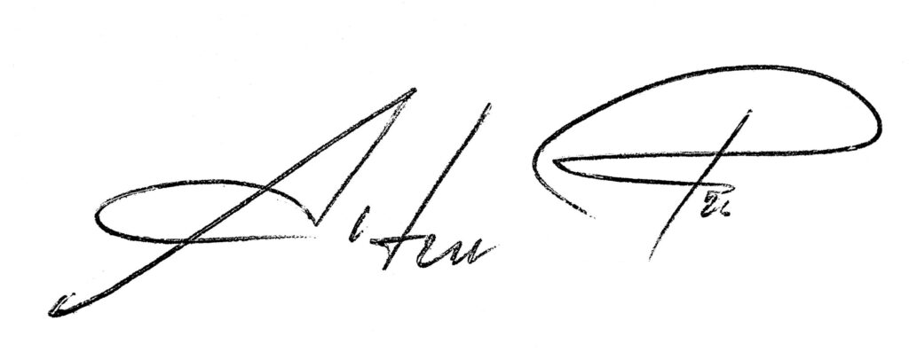 Artur Przedzienkowski signature