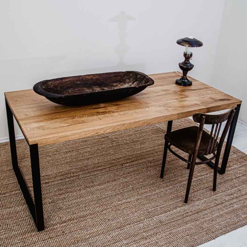 Modern oak dining table Black Forest
