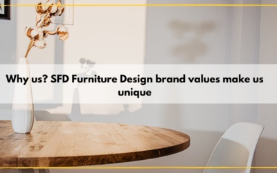 Why us? SFD Furniture Design brand values make our solid oak furniture unique.