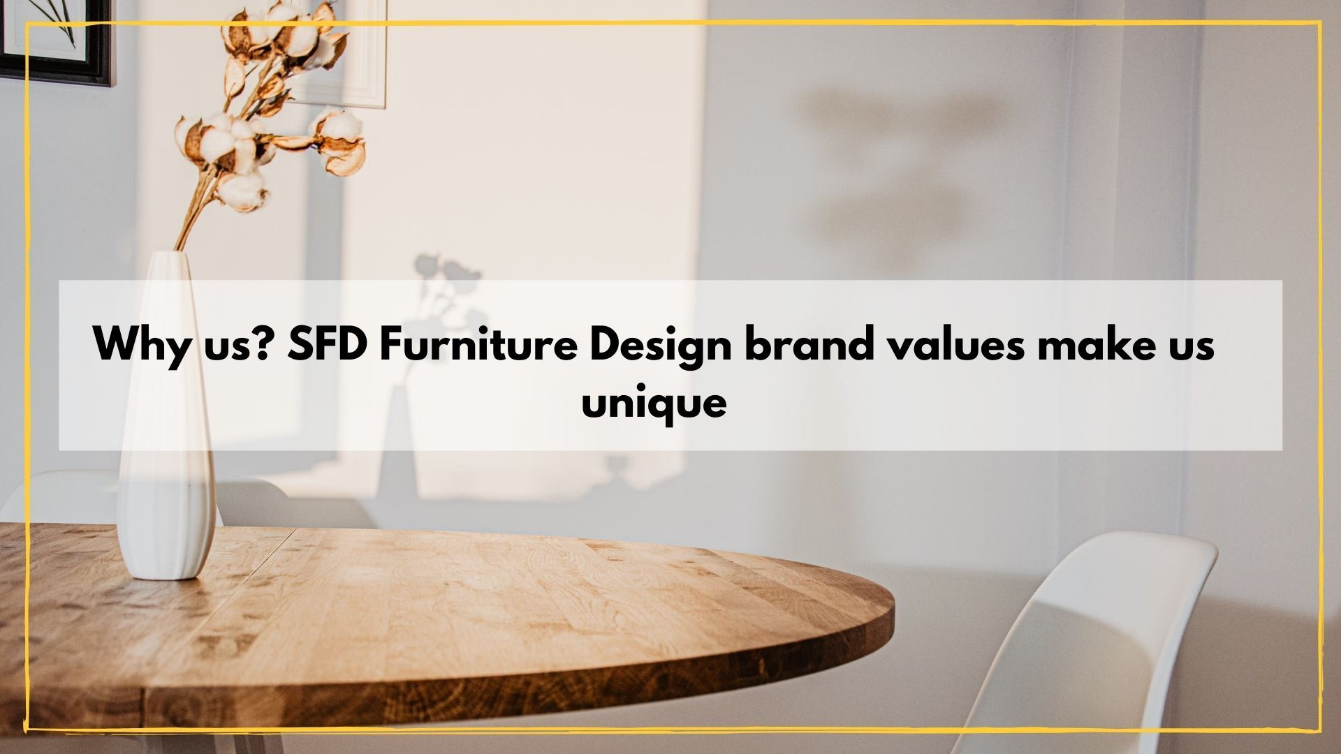 Banner SFD brand values