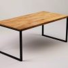 1_BLACK FOREST modern oak dining table (2)