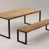 3_BLACK FOREST modern oak dining table