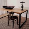 6_BLACK FOREST modern oak dining table