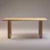 2_SLICE NATURE solid oak modern table
