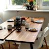 7_solid oak modern table