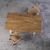 SLICE WHITE oak dining table