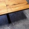 4_BLACK FOREST modern oak extendable table