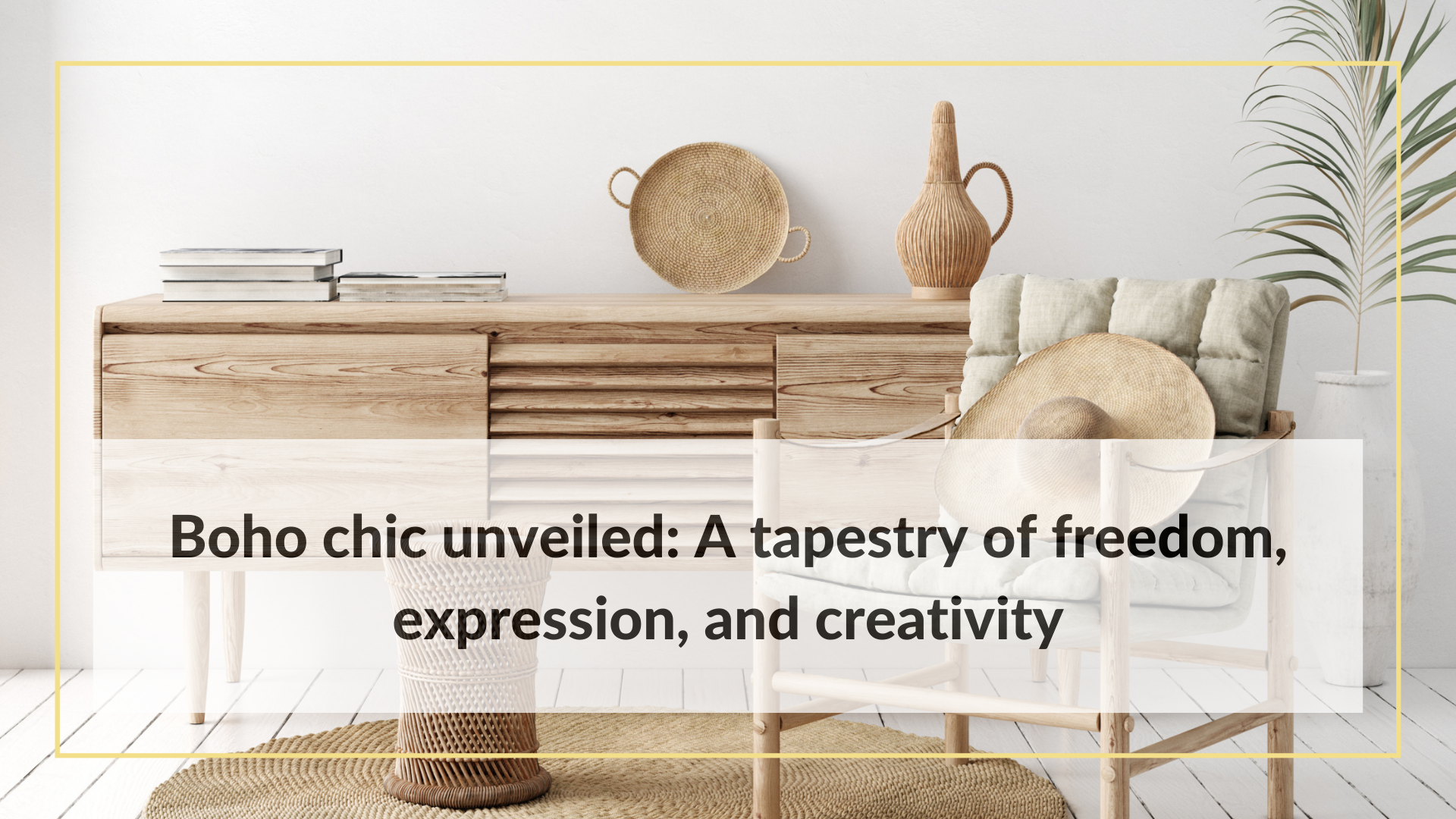 Boho chic unveiled A tapestry of freedom, expression, and creativity