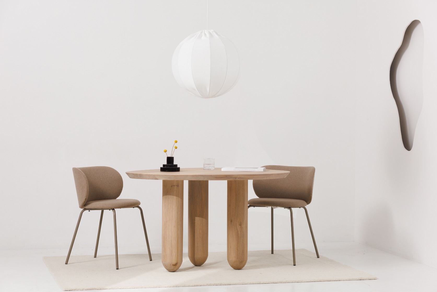 JELLYFISH natural wood dining table-SFD