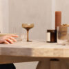 GRIND round dining table made from oak wood GRIND round dining table made from oak wood