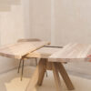 GRIND round dining table made from oak wood GRIND round dining table made from oak wood
