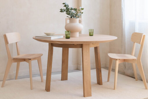 ORBIS oak wood round table (12) 1