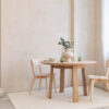 ORBIS oak wood round table