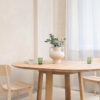 ORBIS oak wood round table
