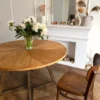 13_Scandinavian round oak table hand-oiled_EN 13_Scandinavian round oak table hand-oiled_EN